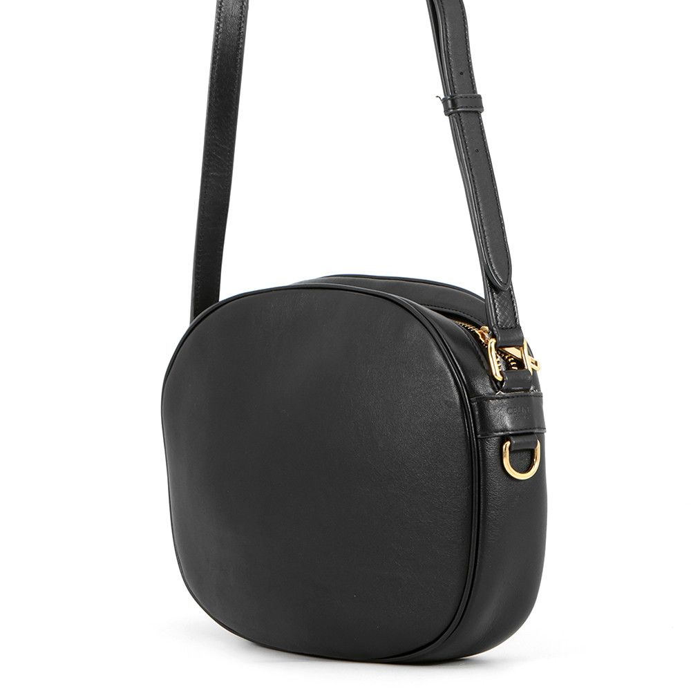 Celine Shoulder Bag C Charm Se Leather Black — view 2