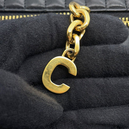 Celine Shoulder Bag C Charm Se Leather Black — view 8