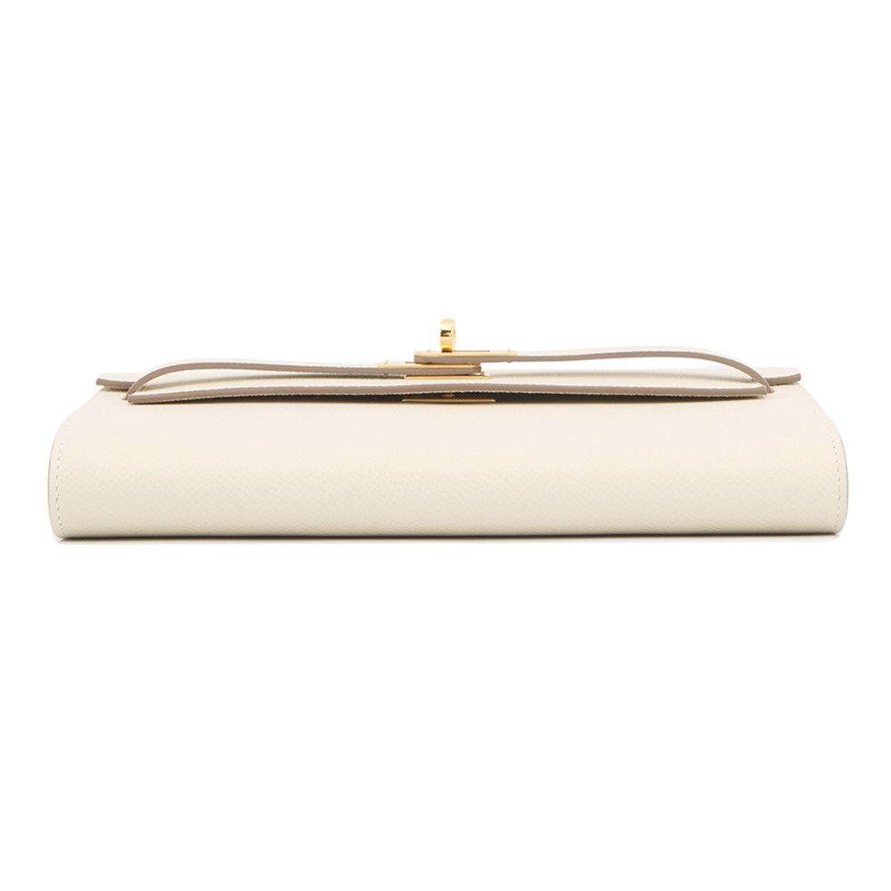 Hermes Kelly Wallet Long Tougo Cles Gold Epsom — view 3
