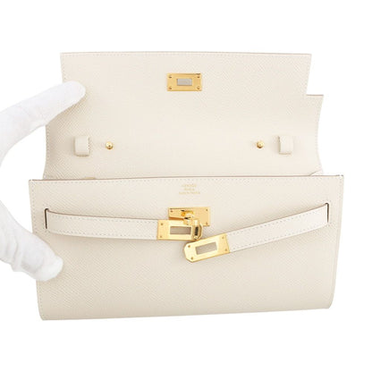 Hermes Kelly Wallet Long Tougo Cles Gold Epsom — view 4