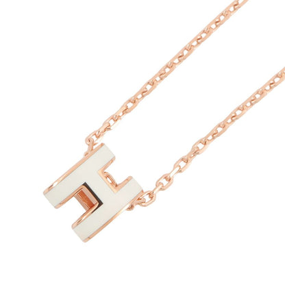Hermes Necklace Mini Pop White Pink Gold — view 3