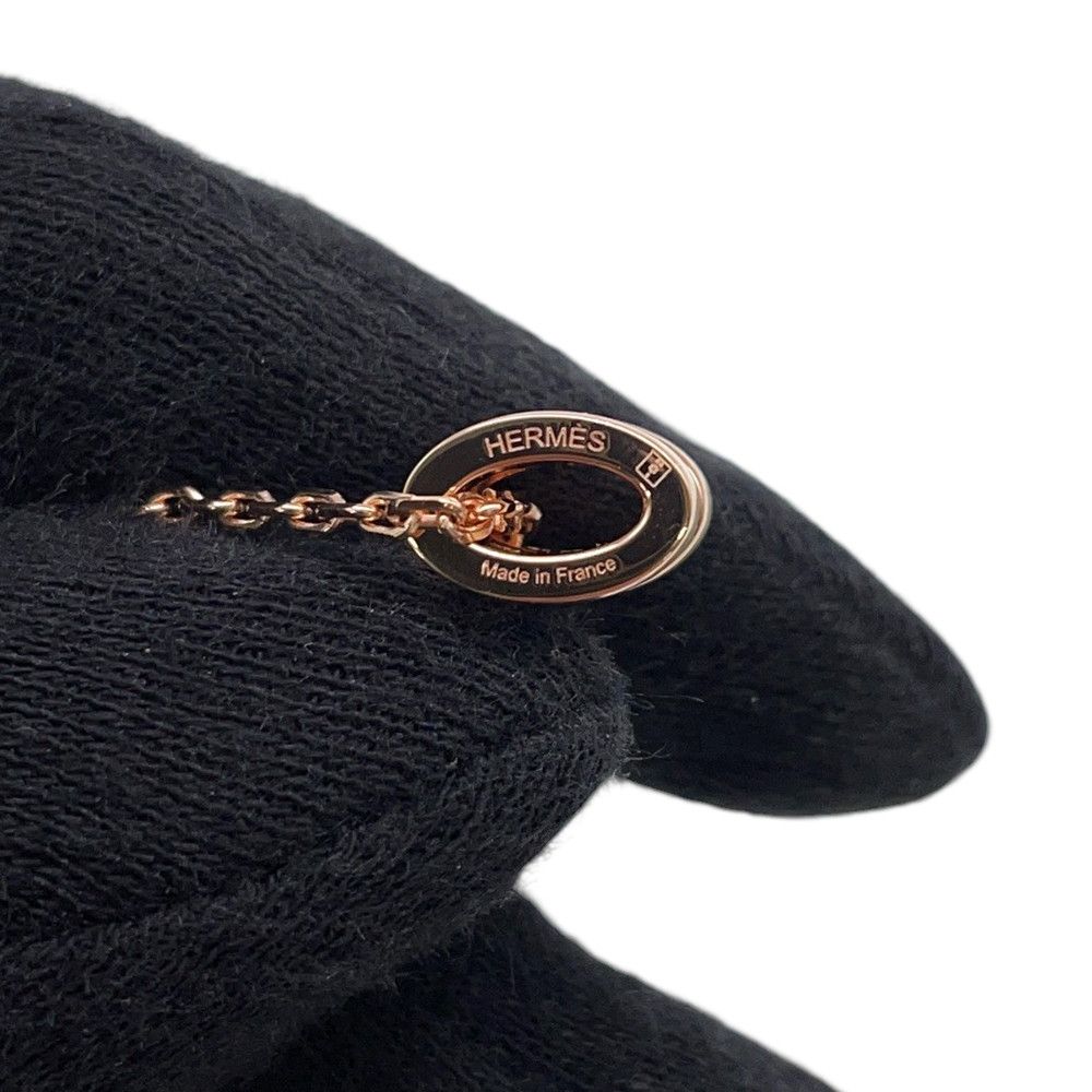 Hermes Necklace Mini Pop White Pink Gold — view 6