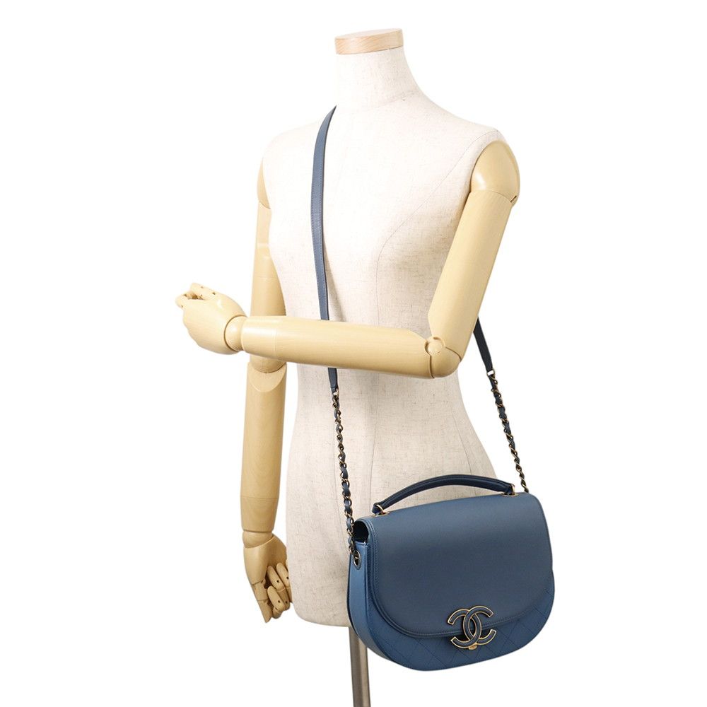 Chanel Chain Shoulder Bag Coco Cab Calfskin 2-Way — view 5