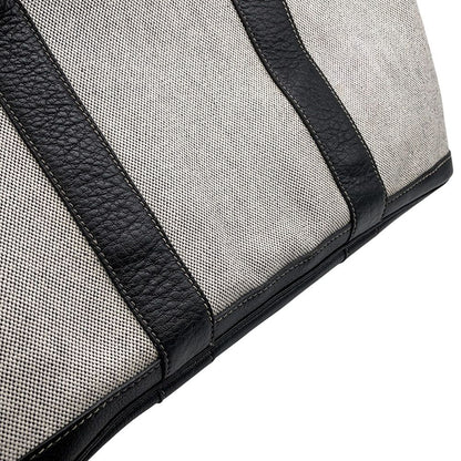 Hermes Tote Garden Party PM Beige Black Silver Toile Ash Buffalo — view 7