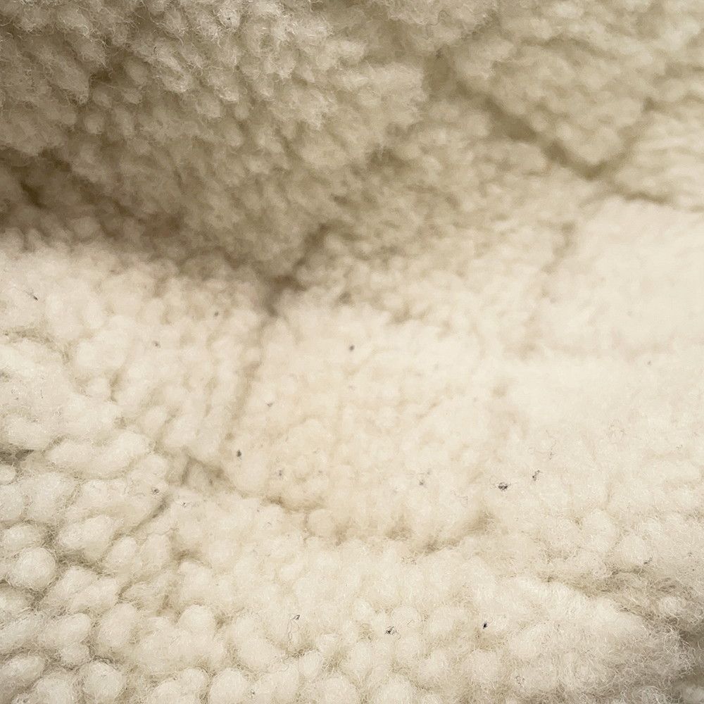 Chanel Tote CC Logo Coconage Tweed Shearling Drawstring White — view 8