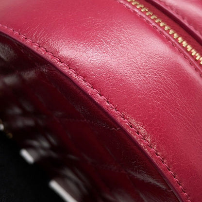 Chanel Chain Shoulder Bag CC Logo Round Leather — view 7