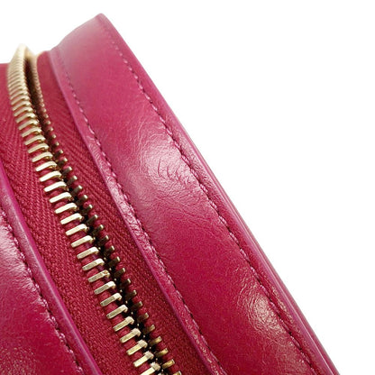 Chanel Chain Shoulder Bag CC Logo Round Leather — view 8