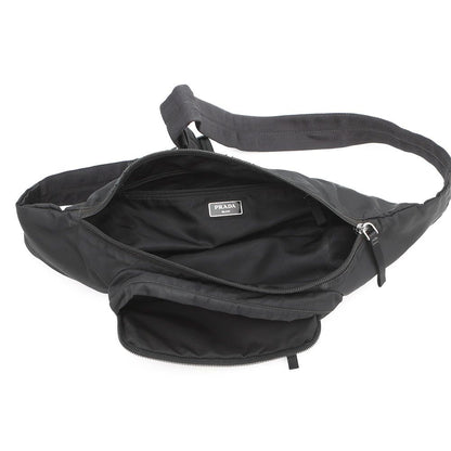 Prada Belt Bag Triangle Logo Nylon Black — view 6