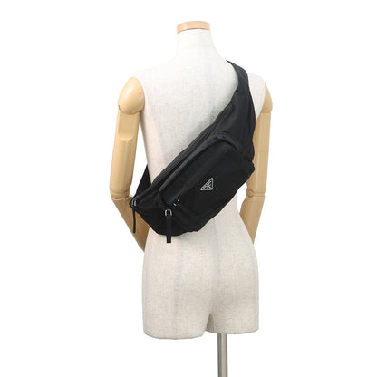 Prada Belt Bag Triangle Logo Nylon Black — view 5