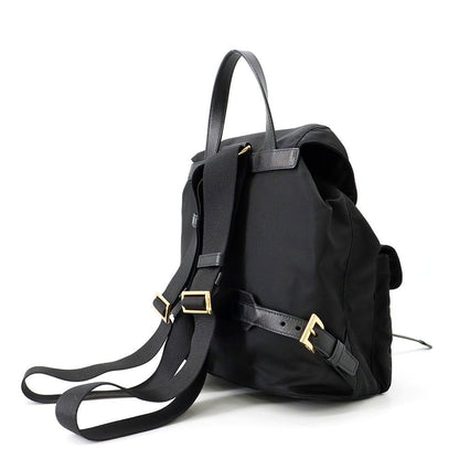 Prada Small Robot Nylon Backpack Black — view 2