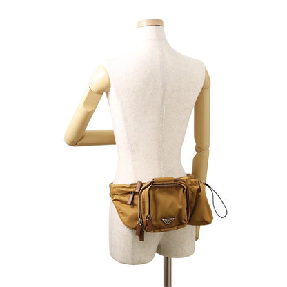 Prada Belt Bag Triangle Logo Nylon Waist Pouch — view 5