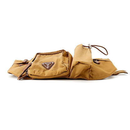 Prada Belt Bag Triangle Logo Nylon Waist Pouch — view 4