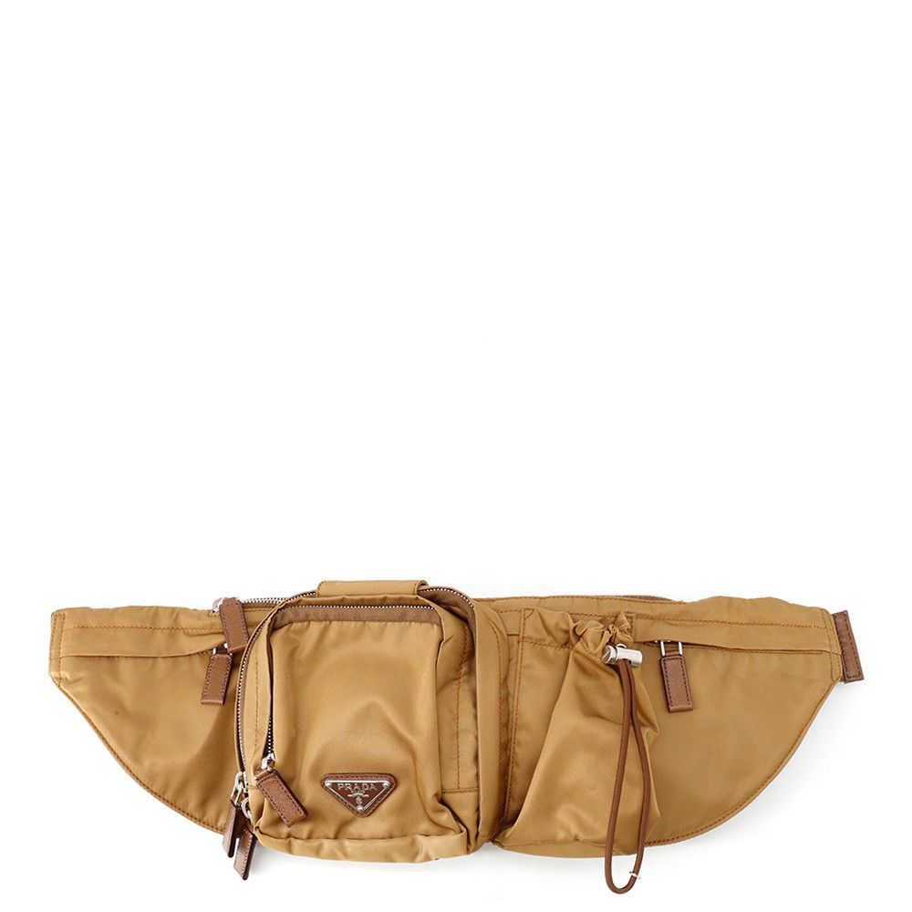 Prada Belt Bag Triangle Logo Nylon Waist Pouch