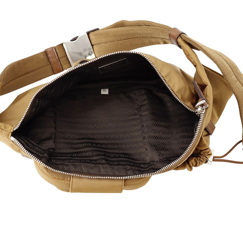 Prada Belt Bag Triangle Logo Nylon Waist Pouch — view 6