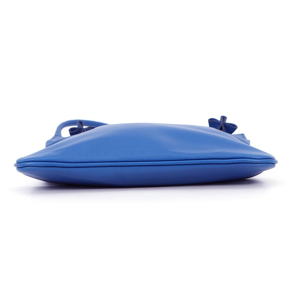 Hermes Shoulder Bag Sac Aline Mini Blue France Silver Swift — view 3