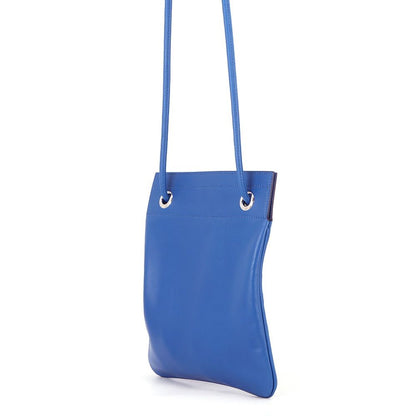 Hermes Shoulder Bag Sac Aline Mini Blue France Silver Swift — view 2