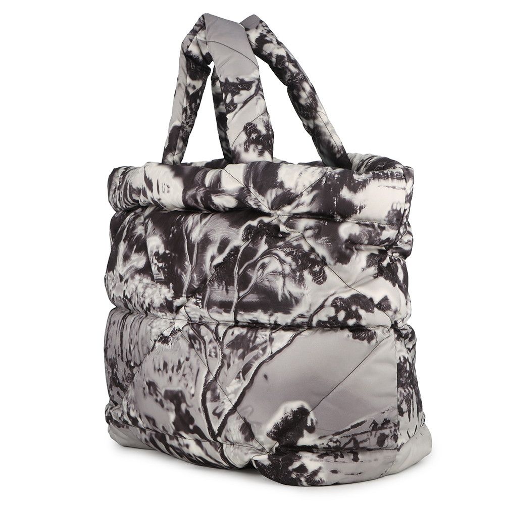 Prada Tote Print Re-Nylon Padded Nylon — view 2