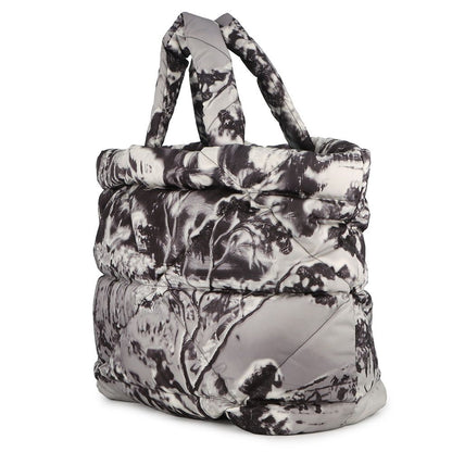 Prada Tote Print Re-Nylon Padded Nylon — view 2