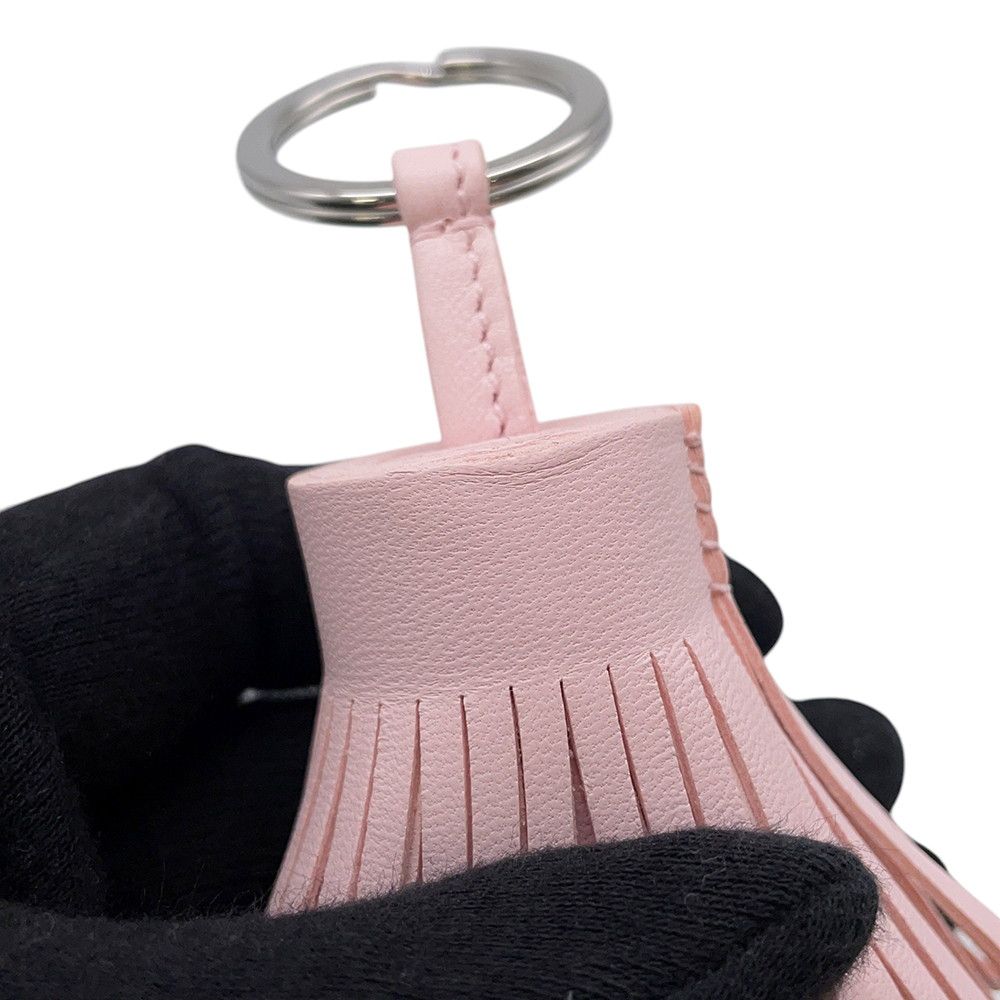 Hermes Key Holder Carmen Rose Sakura Silk Lambskin — view 5