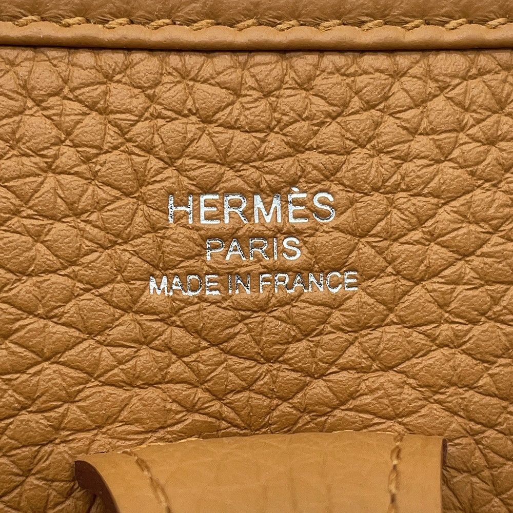 Hermes Shoulder Bag Evelyne 3 23 Sesame Silver Taurillon Clemence — view 5