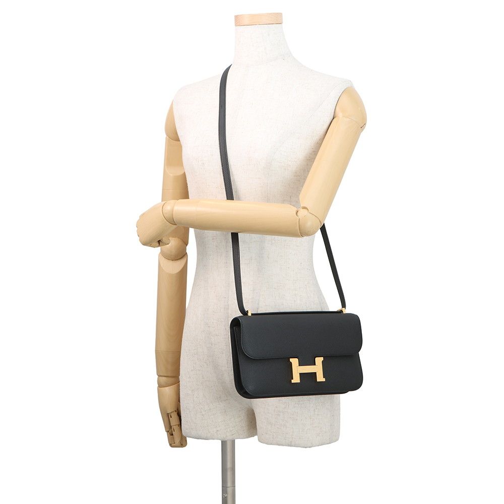 Hermes Constance Elan Miroir Black Gold Epsom — view 5