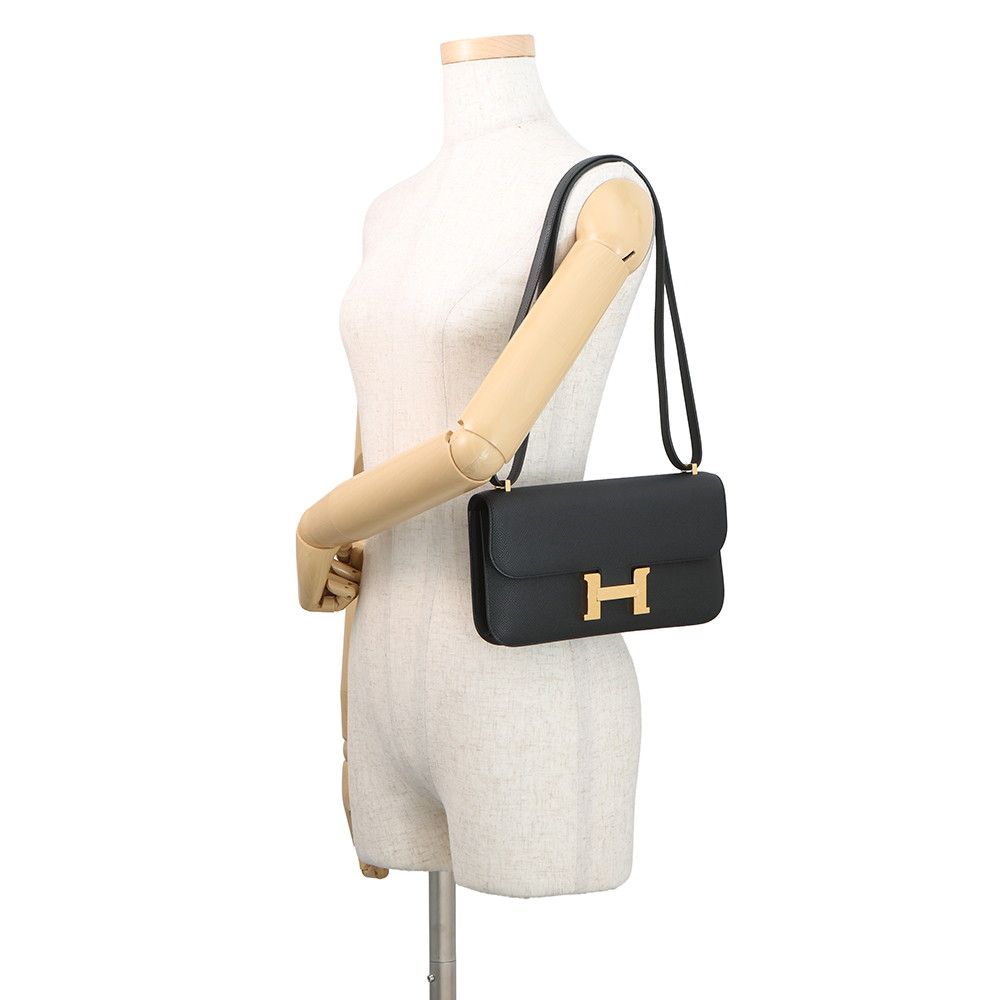Hermes Constance Elan Miroir Black Gold Epsom — view 4