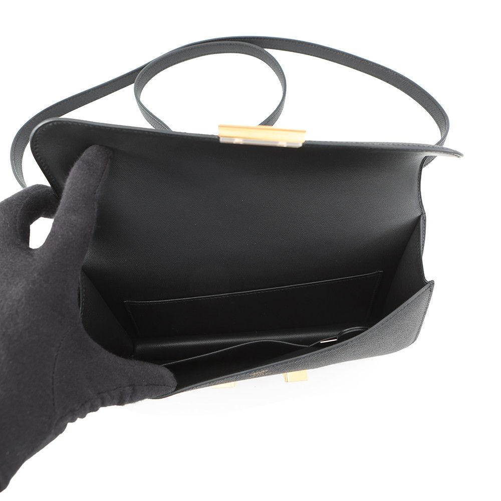 Hermes Constance Elan Miroir Black Gold Epsom — view 7