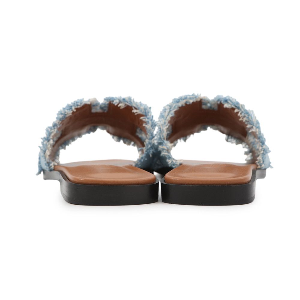 Hermes Sandals Oran Denim 36 Shoes — view 3