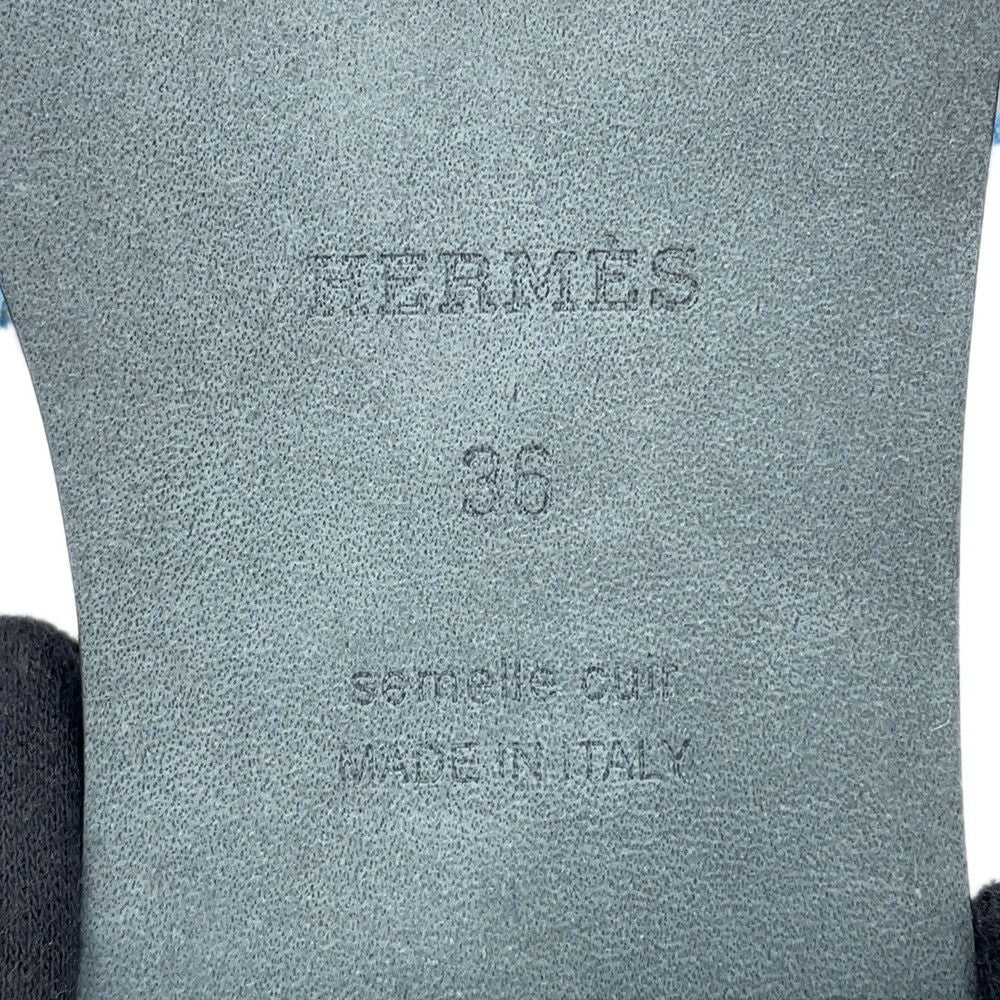 Hermes Sandals Oran Denim 36 Shoes — view 6
