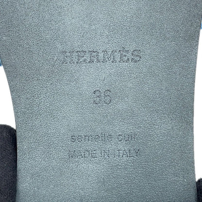 Hermes Sandals Oran Denim 36 Shoes — view 6