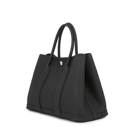 Hermes Tote Garden Party TPM Black Silver Negonda — view 2