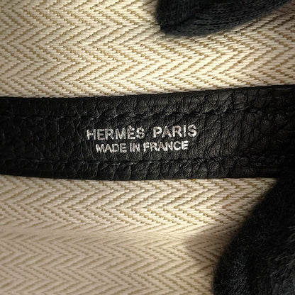 Hermes Tote Garden Party TPM Black Silver Negonda — view 6