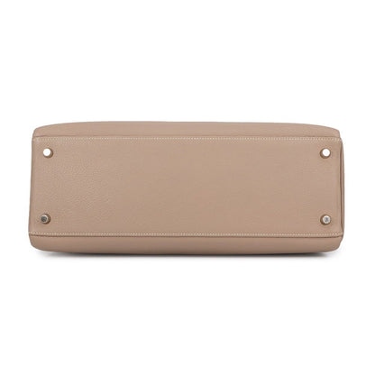 Hermes Handbag Kelly 35 Retourne Argil Matte Silver Togo 2-Way — view 3
