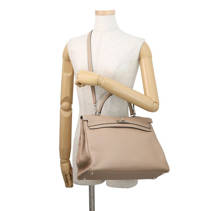 Hermes Handbag Kelly 35 Retourne Argil Matte Silver Togo 2-Way — view 5