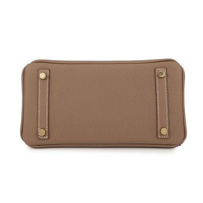 Hermes Birkin 25 Etoupe Gold Togo Handbag — view 3
