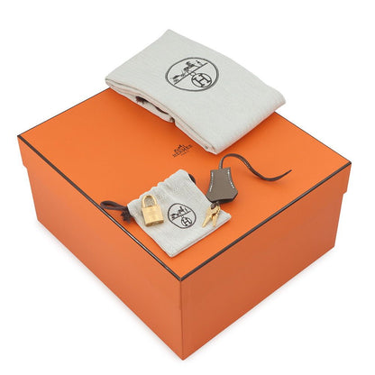 Hermes Birkin 25 Etoupe Gold Togo Handbag — view 7