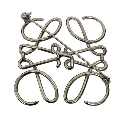 Loewe Anagram Brooch Silver — view 2