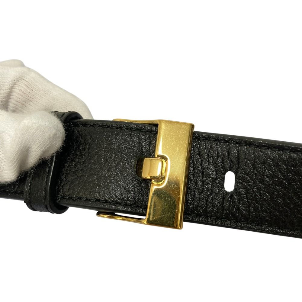 Bottega Veneta Intrecciato Leather Belt 80 cm 32 Inch Black — view 6