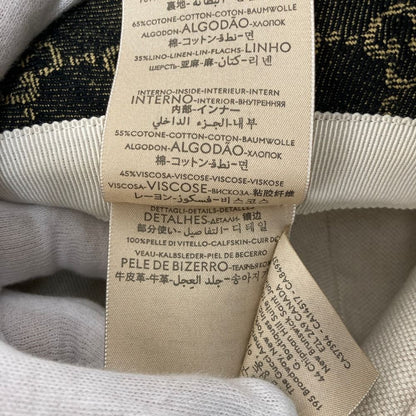 Gucci GG Jacquard Denim Bucket Hat M 58 cm Black — view 8