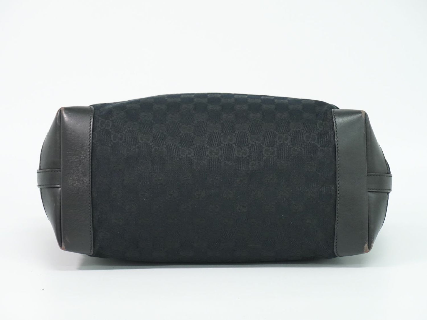 Gucci GG Canvas Shoulder Bag Tote Black — view 3