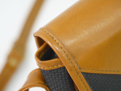 Saint Laurent YSL Shoulder Bag Pochette Black Brown — view 7