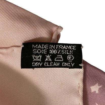 Hermes Carre 90 Boogie Woogie Silk Scarf Pink — view 8