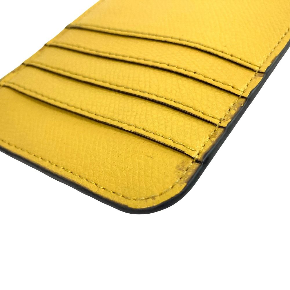 Fendi Zucca Fragment Case Coin Card Brown Yellow — view 5