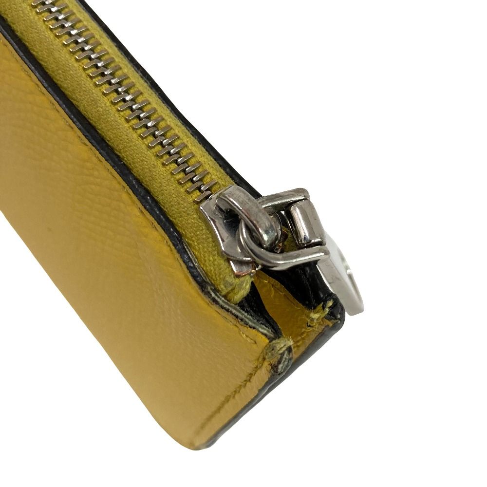 Fendi Zucca Fragment Case Coin Card Brown Yellow — view 6