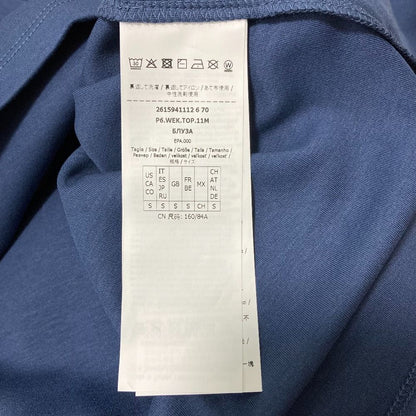 Max Mara Weekend Wkdsabato Embroidery Top S Navy — view 7