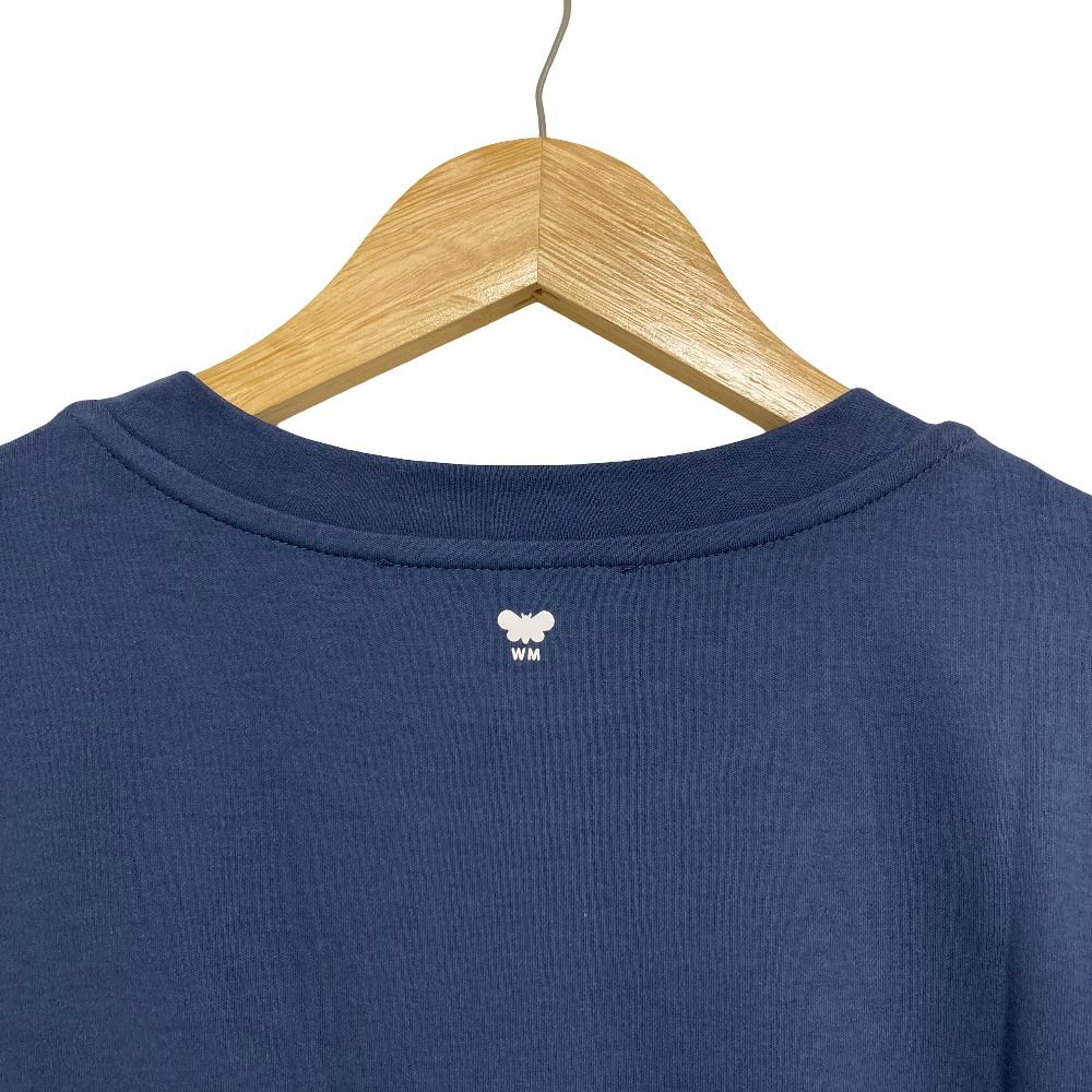 Max Mara Weekend Wkdsabato Embroidery Top S Navy — view 4