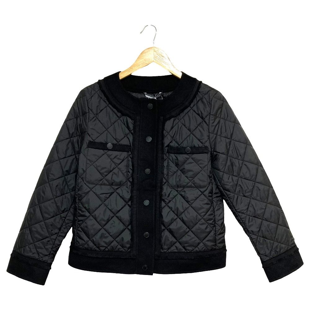 Max Mara Weekend Wkdferro Quilted Jacket 40 Black
