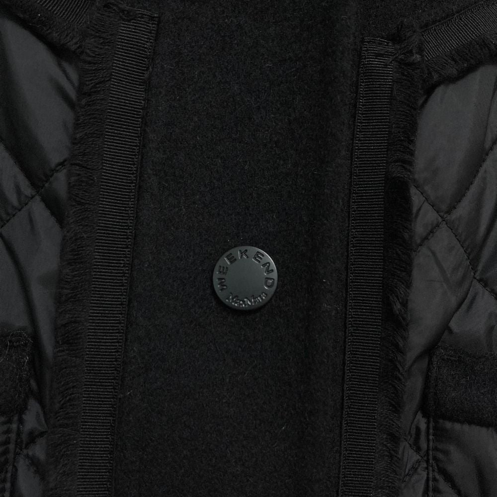 Max Mara Weekend Wkdferro Quilted Jacket 40 Black — view 7
