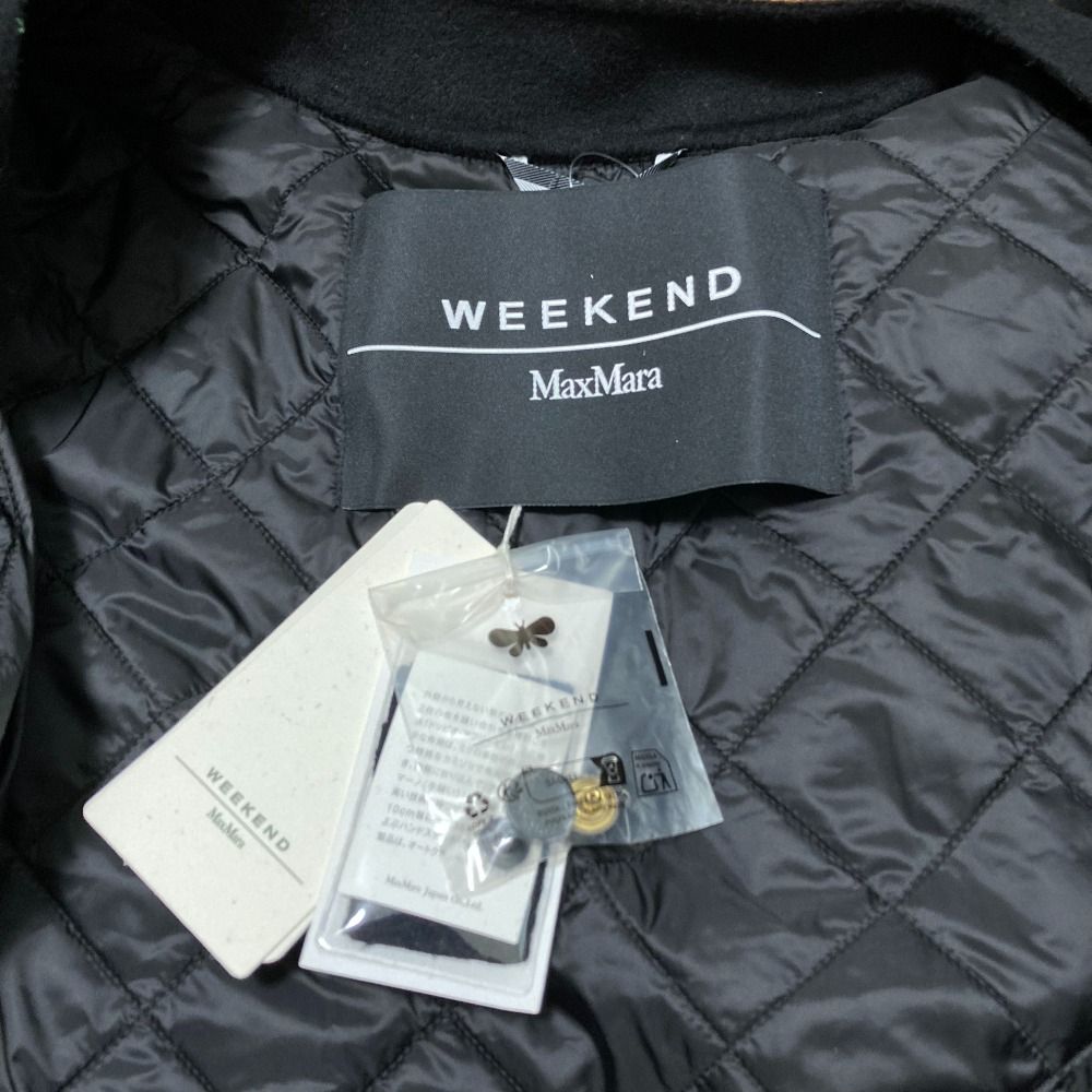 Max Mara Weekend Wkdferro Quilted Jacket 40 Black — view 8