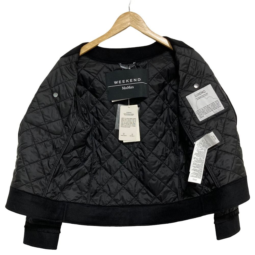 Max Mara Weekend Wkdferro Quilted Jacket 40 Black — view 3